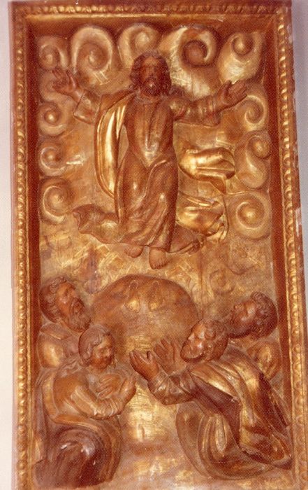 panneau sculpté : Ascension du Christ - © Ministère de la Culture (France), Médiathèque du patrimoine et de la photographie, diffusion GrandPalaisRmn Photo