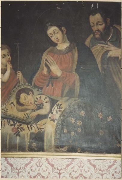 tableau : sommeil de l'Enfant Jésus (le), détail - © Ministère de la Culture (France), Médiathèque du patrimoine et de la photographie, diffusion RMN-GP