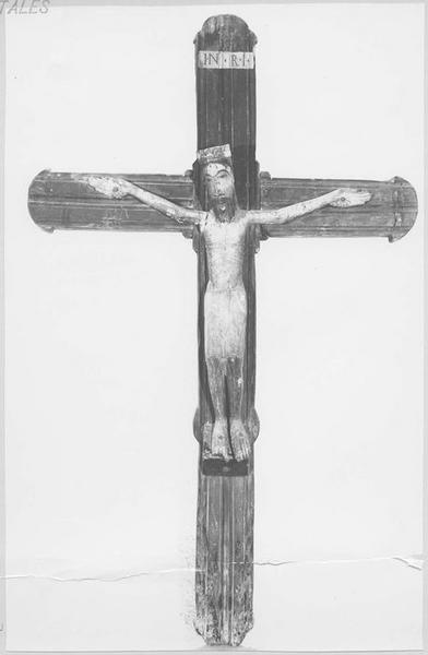 statue : Christ en croix, vue générale - © Ministère de la Culture (France), Médiathèque du patrimoine et de la photographie (objets mobiliers), tous droits réservés