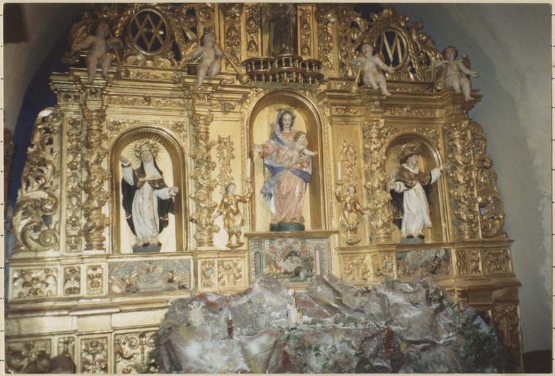 retable du Rosaire, vue partielle