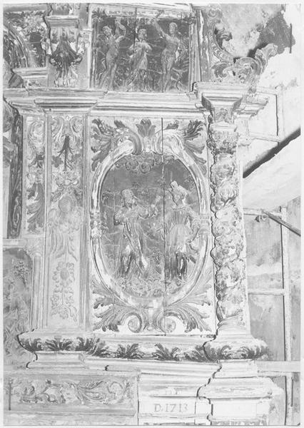 bas relief : tentation de Saint Antoine, détail
