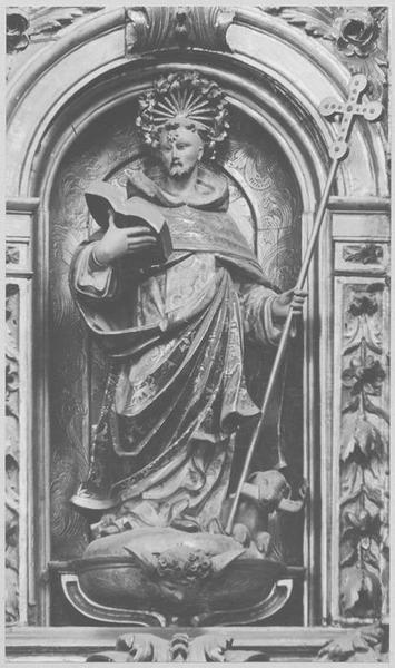 statue : Saint Dominique, vue générale