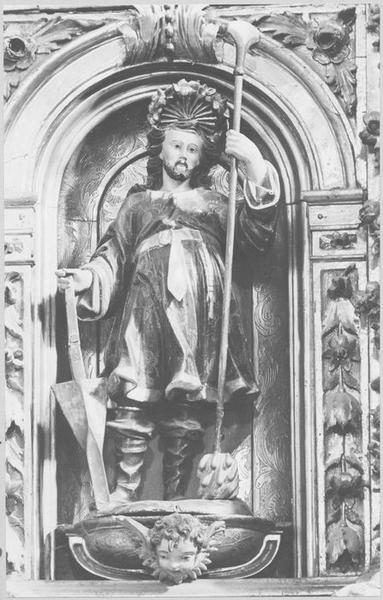 statue : Saint Isidore, vue générale