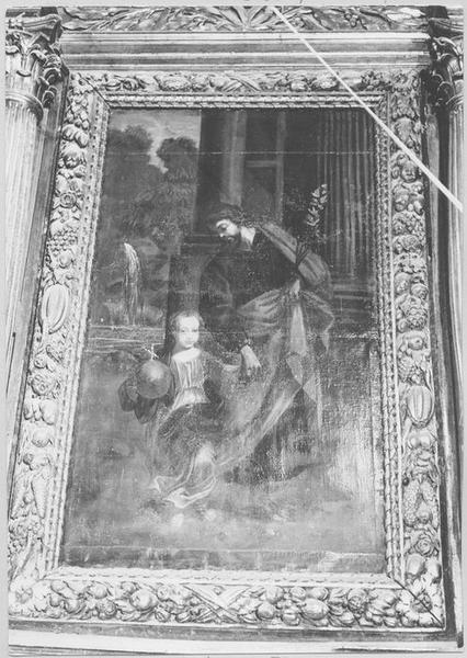 tableau : saint Joseph et l'Enfant Jésus, vue générale