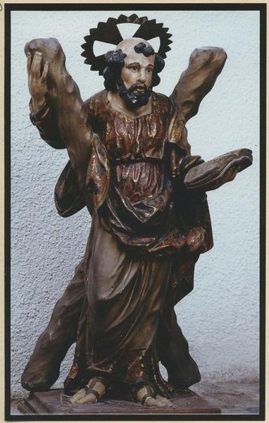 Statue : saint André, vue générale