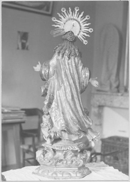 statue dite Notre-Dame-des-Anges : Vierge à l'Enfant, vue générale de dos - © Ministère de la Culture (France), Médiathèque du patrimoine et de la photographie, diffusion RMN-GP