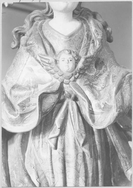 statue dite Notre-Dame-des-Anges : Vierge à l'Enfant, détail - © Ministère de la Culture (France), Médiathèque du patrimoine et de la photographie, diffusion RMN-GP