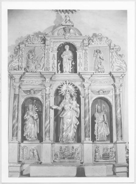 retable du Rosaire, vue générale - © Ministère de la Culture (France), Médiathèque du patrimoine et de la photographie, diffusion RMN-GP