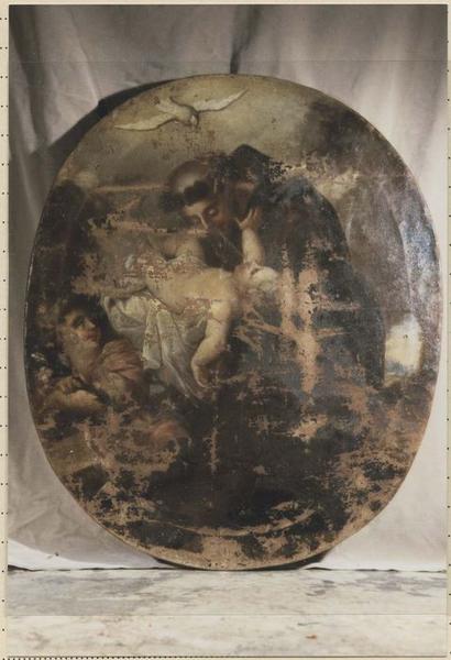 tableau (tondo) : la Vision de saint Antoine de Padoue, vue générale - © Ministère de la Culture (France), Médiathèque du patrimoine et de la photographie, diffusion RMN-GP