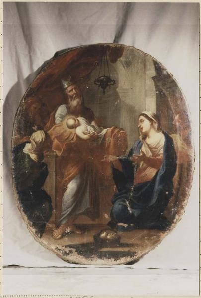 tableau (tondo) : la Présentation de Jésus au Temple, vue générale - © Ministère de la Culture (France), Médiathèque du patrimoine et de la photographie, diffusion RMN-GP