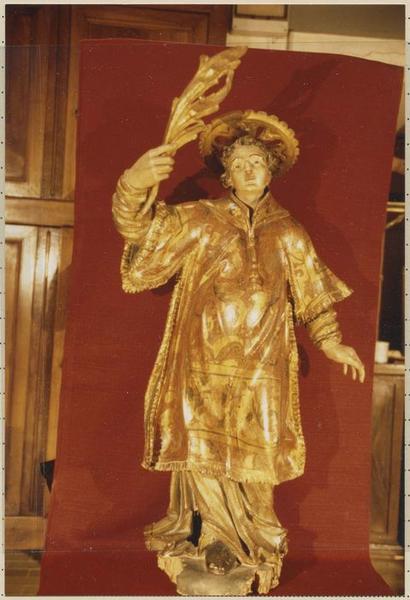 statue : Saint diacre, vue générale - © Ministère de la Culture (France), Médiathèque du patrimoine et de la photographie, diffusion RMN-GP