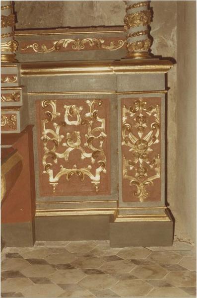 retable, détail