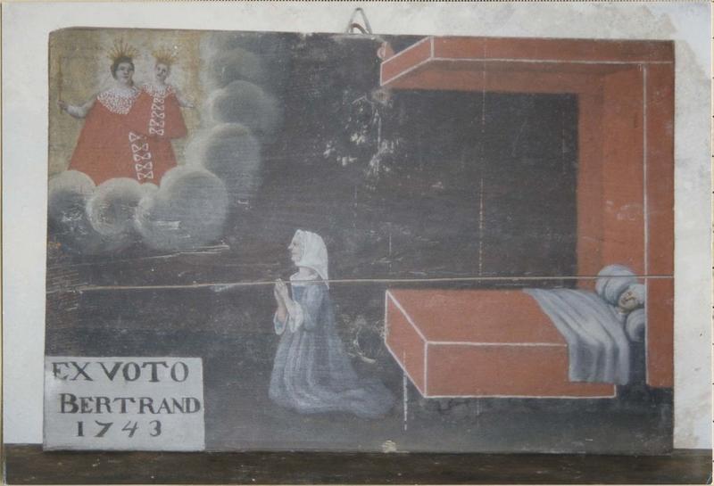 tableau, ex-voto dit de Bertrand, vue générale