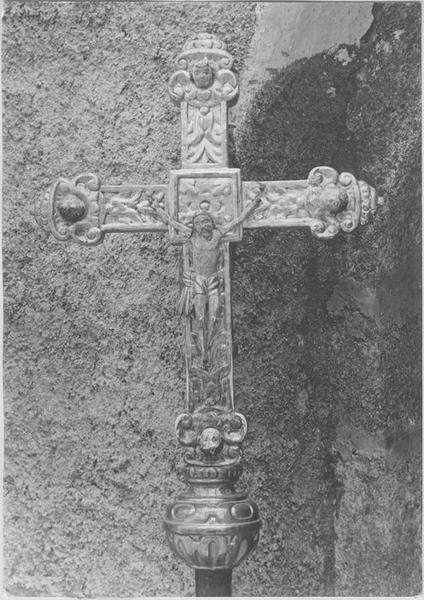 croix de procession, avers, vue générale