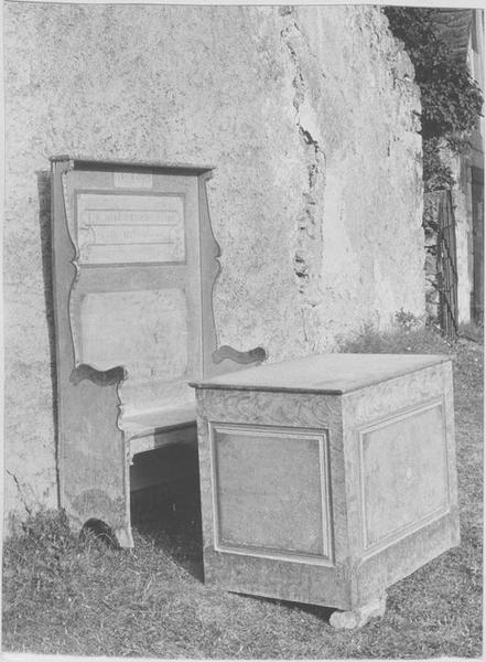 banc, table dit du Pansenyader, vue générale de biais