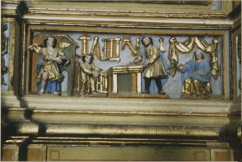 retable, détail de la prédelle - © Ministère de la Culture (France), Médiathèque du patrimoine et de la photographie, diffusion RMN-GP