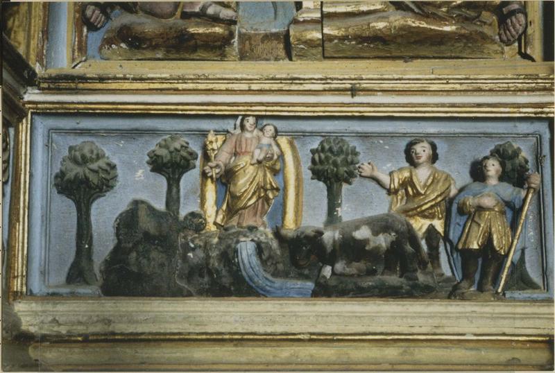 retable, détail de la prédelle - © Ministère de la Culture (France), Médiathèque du patrimoine et de la photographie, diffusion RMN-GP
