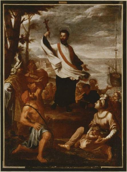 tableau : saint François Xavier évangélisant l'Asie, vue générale - © Ministère de la Culture (France), Médiathèque du patrimoine et de la photographie, diffusion RMN-GP