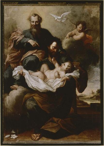 tableau : Trinité avec saint Joseph (la), vue générale - © Ministère de la Culture (France), Médiathèque du patrimoine et de la photographie, diffusion RMN-GP
