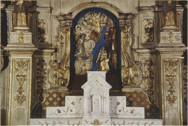 retable du Rosaire, vue partielle