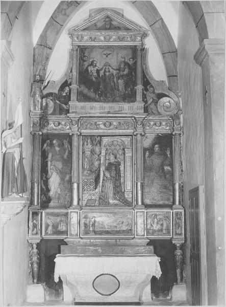 retable de saint Hyacinthe, tableaux, vue générale - © Ministère de la Culture (France), Médiathèque du patrimoine et de la photographie, diffusion RMN-GP