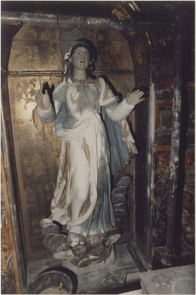 statue : Vierge en extase, vue générale