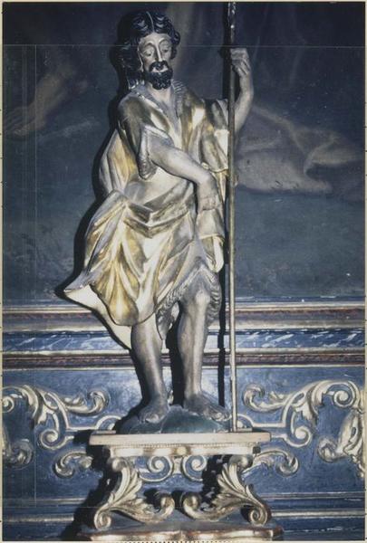 statue : Saint Jean-Baptiste, socle, vue générale - © Ministère de la Culture (France), Médiathèque du patrimoine et de la photographie, diffusion RMN-GP