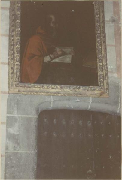 Tableau : cardinal écrivant