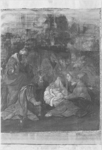 tableau : l'Adoration des Mages, vue générale - © Ministère de la Culture (France), Médiathèque du patrimoine et de la photographie, diffusion RMN-GP