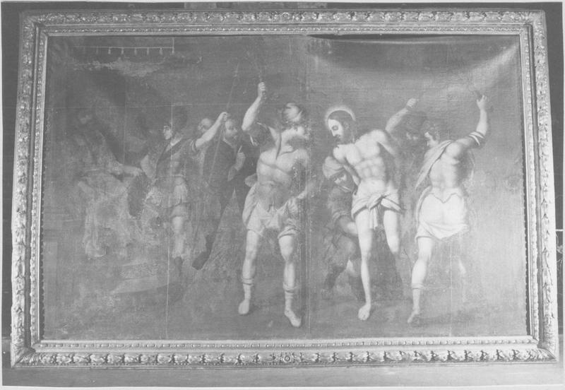 tableau : la Flagellation de Jésus, vue générale