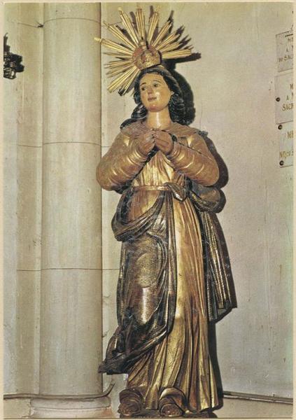 statue dite Notre-Dame-d'Espérance : Vierge, vue générale - © Ministère de la Culture (France), Médiathèque du patrimoine et de la photographie, diffusion RMN-GP