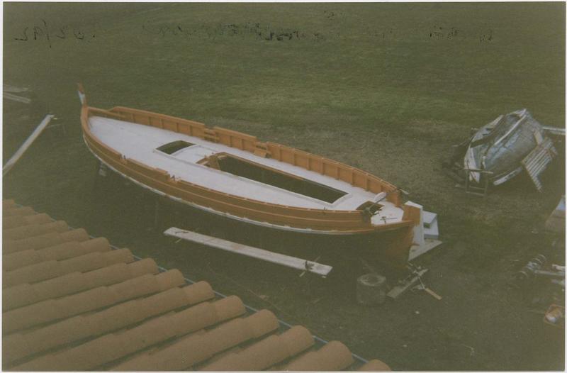 bateau de pêche (sardinale) : barque catalane à voile latine dite Notre-Dame-de-Consolation, vue générale