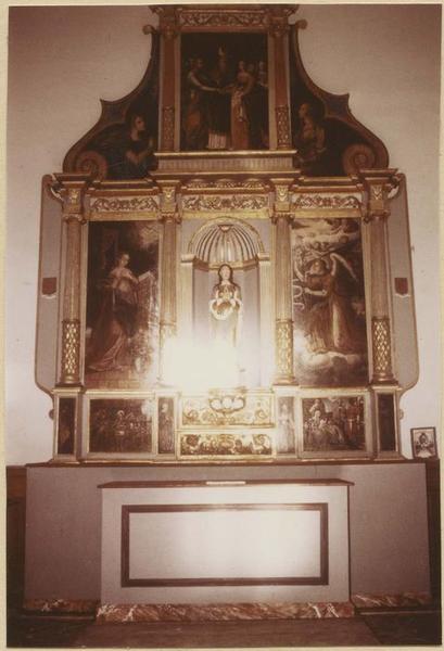 retable de la Vierge, vue générale