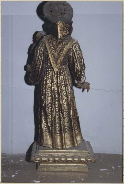 statue : Saint Antoine de Padoue, vue générale de dos - © Ministère de la Culture (France), Médiathèque du patrimoine et de la photographie, diffusion RMN-GP