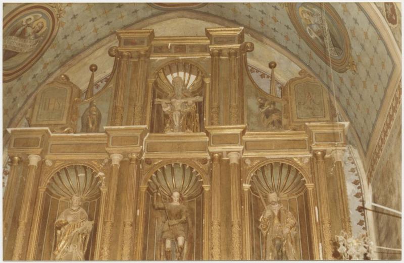 Retable du maître-autel, vue partielle