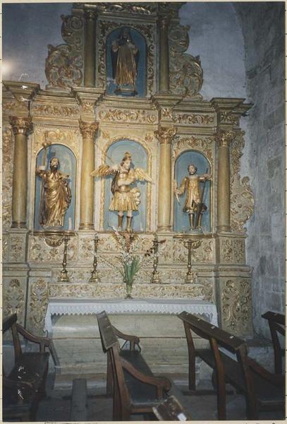 retable de saint Michel, saint Jacques et saint Gaudérique, vue générale