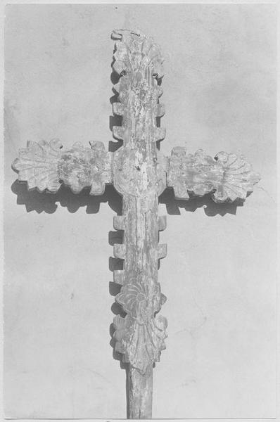 croix de procession, revers, vue générale