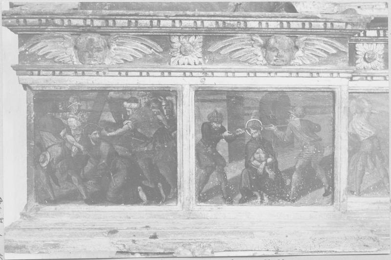retable, prédelle, détail