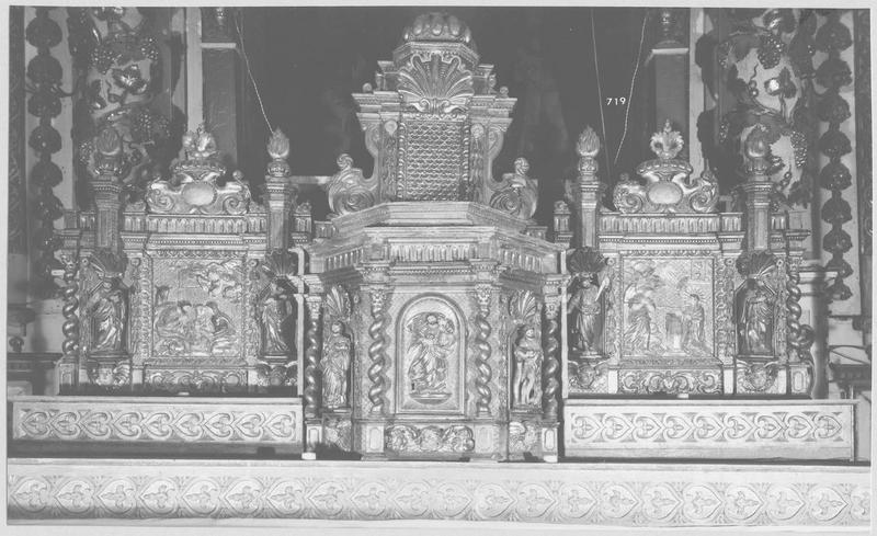 tabernacle, statues (statuette), vue générale