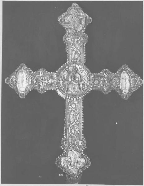 croix de procession, avers, vue générale