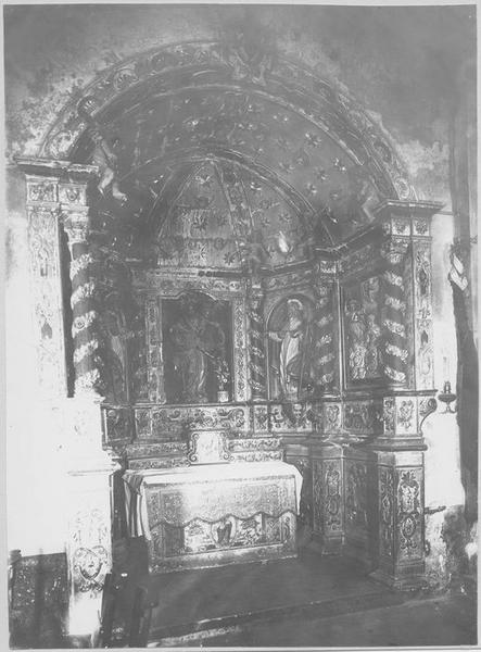 lambris de revêtement de la chapelle de Notre-Dame-du-Rosaire, vue générale