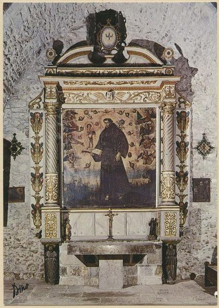 retable, tableau : saint Antoine, vue générale