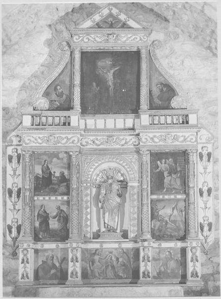 retable de saint Pierre, tableaux, vue générale