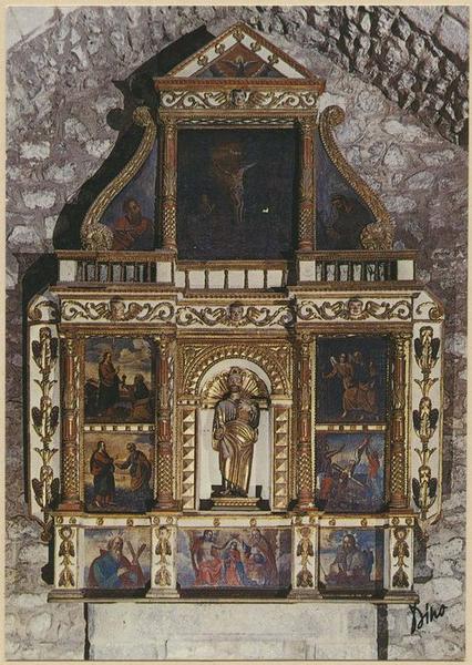 retable de saint Pierre, tableaux, vue générale