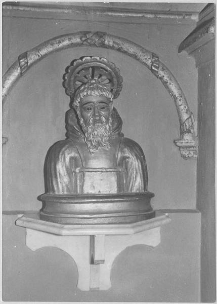 Buste-reliquaire : saint François de Paule, vue générale