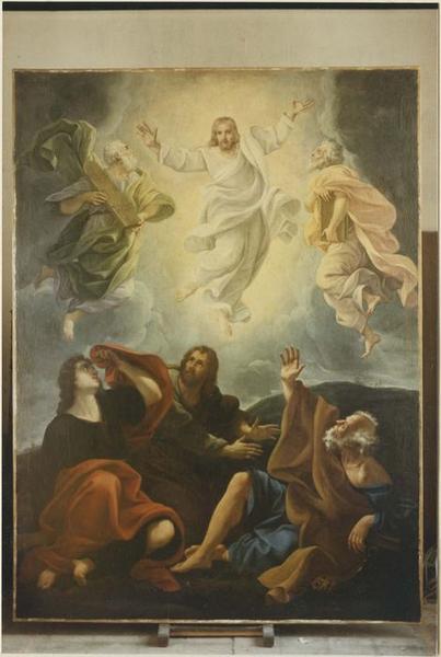 Tableau de la chapelle du saint sacrement : transfiguration (la), vue générale
