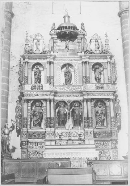 retable de saint Julien et sainte Baselisse, ancien maître-autel, vue générale