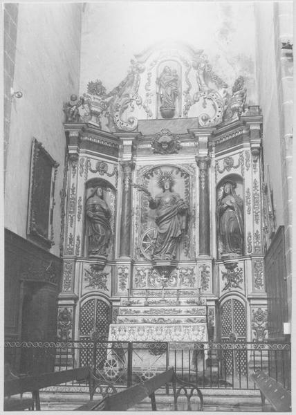 retable de sainte Catherine, vue générale - © Ministère de la Culture (France), Médiathèque du patrimoine et de la photographie, diffusion RMN-GP