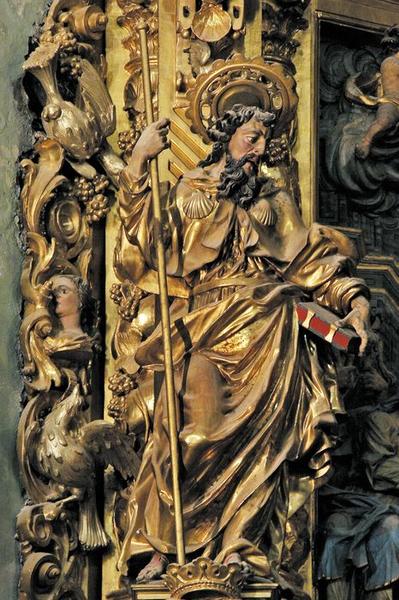 retable du maître-autel : le Triomphe de la Vierge