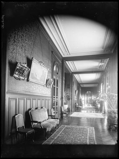 Intérieur : décoration de la galerie